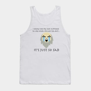 Uncle Iroh crying emoji - "So Sad!" Tank Top